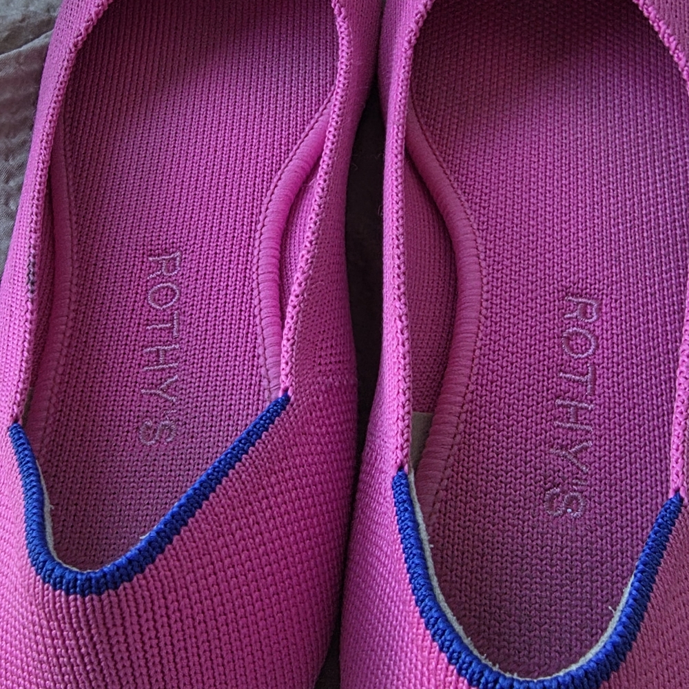 Rothy's Women's Pink Flats - Picture 8 of 8